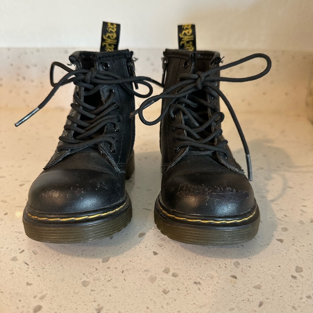 Dr. Martens Black Leather Boots
